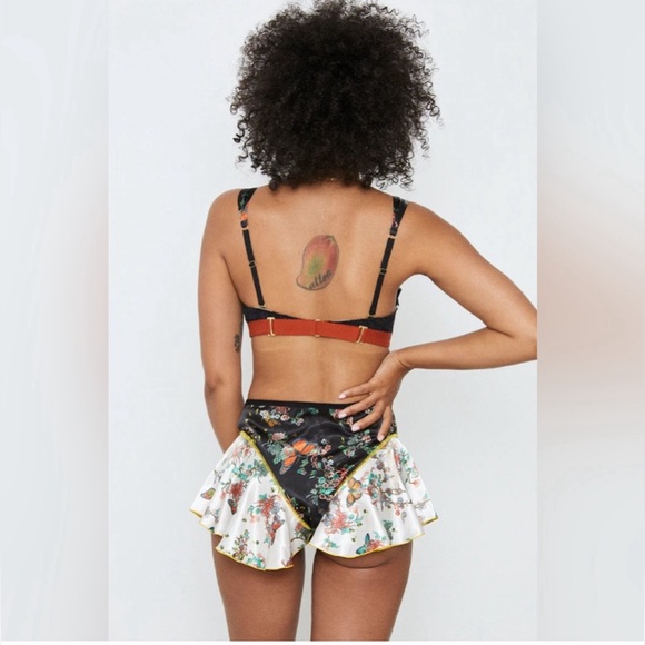 We Are HAH Hot As Hell Free People After Hours Bra Butterflies Combo Sz 32-36 A - Picture 4 of 14